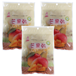 品味食族 精選芒果乾, 酸甜居家零食, 200g, 3包