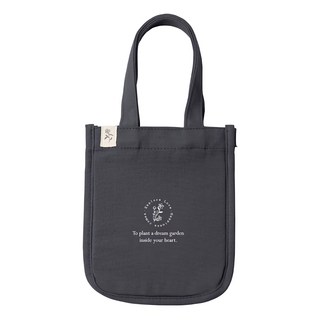 Oolab 良杯製所 小莊園簡約日常帆布提袋 36 x 18 x 12.5cm, 石墨灰, 1個