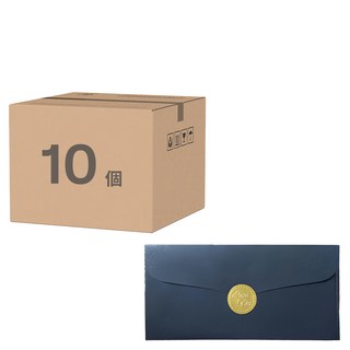 Tooyoung Design 奢華珠光零用錢信封 深藍色, 深藍, 10個