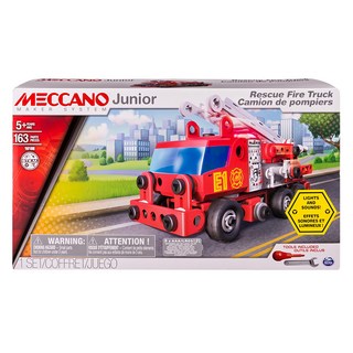 Meccano Junior 小麥卡諾超級消防車 163pcs STEAM 組裝玩具 5歲以上, 1盒