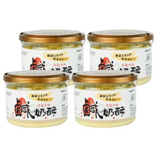 FUFANN 福汎 焙司特 鹹奶酥, 鹹甜完美比例 奶香濃郁入口 岩鹽風味, 220g, 4罐