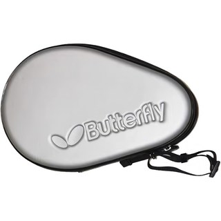 Butterfly Baegot Sports 硬殼桌球拍套, 1個, 銀