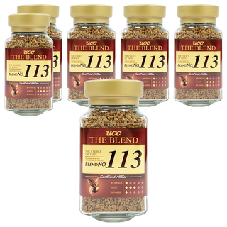 ucc THE BLEND 113精製即溶咖啡, 90g, 1罐, 6罐