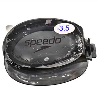 Speedo 成人度數泳鏡 Mariner Pro, 度數-3.5, 灰色, 350度, 1個