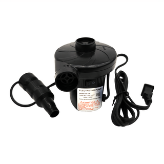omax 充氣抽氣兩用電動打氣機 AC110V-120V 150W 附氣嘴接頭3種尺寸, 1組, Black