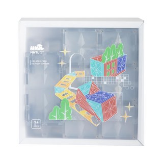 MNTL 創造者組合 56個積木 3+歲適用, 透明色, 1盒