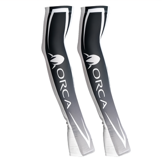 RONiN 獵漁人 ORCA II 專業UPF50+ 冰感防曬袖套 L 白色 台灣製, 1雙