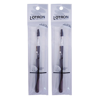 LOTRON 高級眉筆眼線筆 L-410 輔助化妝, 咖啡, 2支