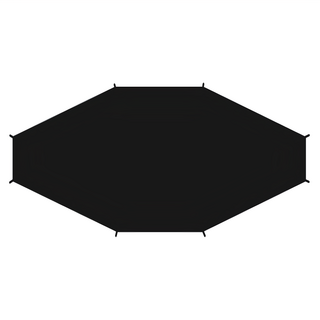 BLACK DOG 黑狗 異想迷城 穹頂天幕配件 地布, 夜幕黑