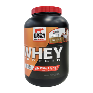 RED COW 紅牛 聰勁即溶乳清蛋白, 花生巧克力風味, 907g, 1罐