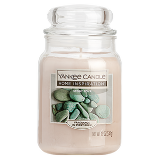 YANKEE CANDLE Home Inspiration系列 Stone Cove 香氛蠟燭, 538g, 1個