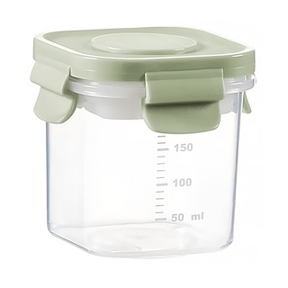 生活采家 自帶冰磚密封保鮮罐 200ml 耐溫-20°C~110°C PP塑料 矽膠圈 四邊卡扣 滴水不漏, 1個, 1個