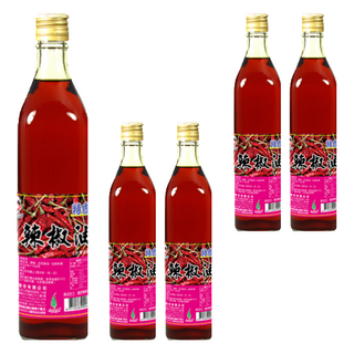 飛馬 辣椒油 油質純 辣椒香味濃 辣味適中, 450g, 5瓶