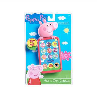 Peppa Pig 粉紅豬小妹 聲光手機，每個按鍵皆會發光，每個按鍵有不同的音效, 混合色, 1入