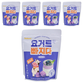 ibobomi 乳酸菌優格點心 藍莓味 適合成人及幼童, 16g, 5包
