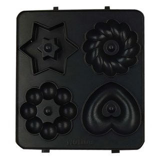 MATURE 美萃 熱壓甜甜圈烤盤 2個 Set 鋁合金(高耐腐蝕塗層), 13.4cm, 1組