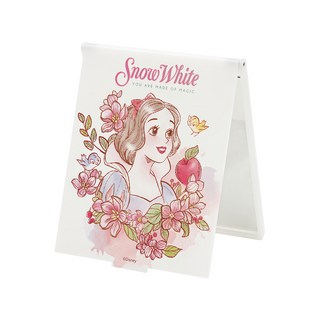 Disney 迪士尼 公主折疊鏡(中)水彩白雪, 白色