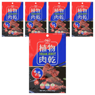 Hoya 弘陽食品 植物肉乾 韓式辣雞風味, 50g, 5包