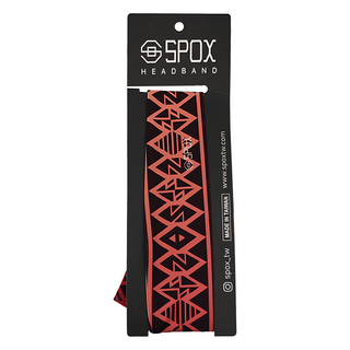 SPOX FLEX TIE 綁式運動頭帶, 毛利紅, 1條