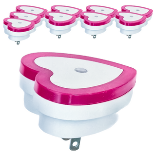 沐慕家居 居家插電感應氣氛燈 紅光, 10個