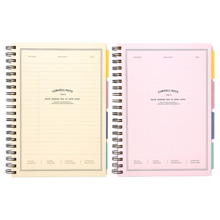 PINKFOOT 康乃爾 筆記本2件組, 顏色隨機, 1組