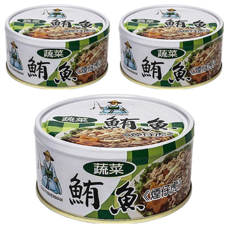 同榮 蔬菜鮪魚 煙仔虎 180g, 3罐
