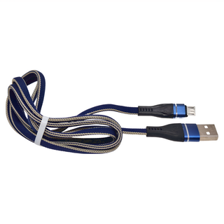 Kolin 歌林 3.6A Micro快速傳輸充電器線 28g, 黑色 + 藍色, 100cm, 1條