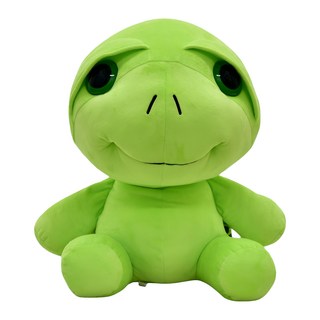 坐姿大眼龜 毛絨玩具, 淺綠色, 1個