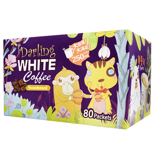 親愛的 白咖啡 三合一, 30g, 80包, 1盒