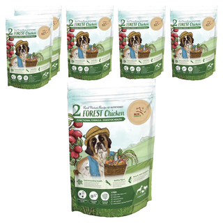 REAL POWER 瑞威 全犬2號 森林燉雞 500g 雞肉 乾飼料, 120億益菌+天然酵素，好消化, 6包