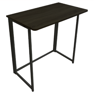 KI WISH 居家生活 摺疊桌 黑木紋 免組裝 邊桌 客廳家具