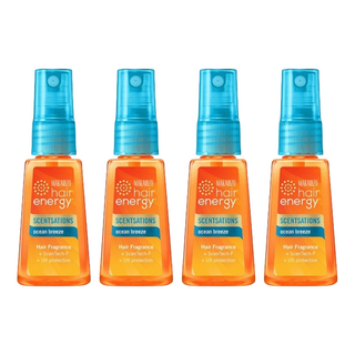 MAKARIZO 清新髮香噴霧 海洋微風 30ml 小罐包裝 方便攜帶放包包 中性香氣 恢復活力放鬆身心, 4瓶