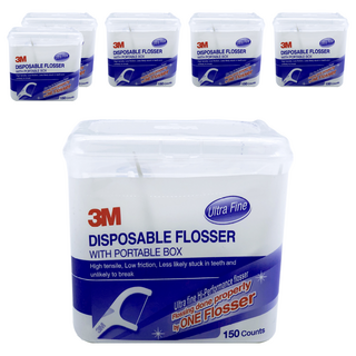 3M 細滑牙線棒, 150支, 6盒