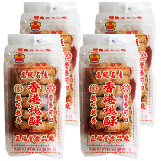 正福堂 香港桃酥, 經典東方美食, 蛋素可食, 175g, 4盒