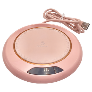 HEATING CUP 暖杯墊, 三檔開關 USB款 10W-粉色, M308