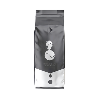 MR.BEAN&AFEI 豆豆先生與他的阿肥 黑耀石金杯曼巴咖啡豆一磅450g, 1包