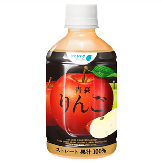 Acure 青森綜合蘋果汁, 100%果汁, 280ml, 1瓶