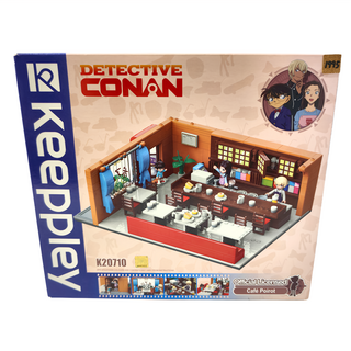 KEEPPLAY 奇妙積木 Qman 積木 場景系列 名偵探柯南 白羅咖啡廳 Set, 1個