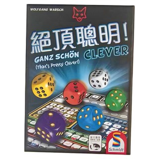 Schmidt 絕頂聰明 Ganz Schon Clever That's Pretty Clever 6顆骰子 4支黑筆桌遊, 1盒
