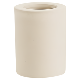 美得像專櫃 珪藻土牙刷座 3.5 x 3.5 x 4.5cm 米白色, 1個