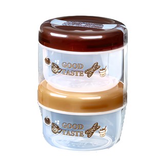 NAKAYA 圓形保鮮盒 160ml, 1組, 2個