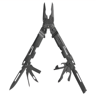SOG 特偵組18用多功能工具鉗POWERACCESS 硬殼黑不鏽鋼 5CR15MOV鋼刀片, 1入, 黑款