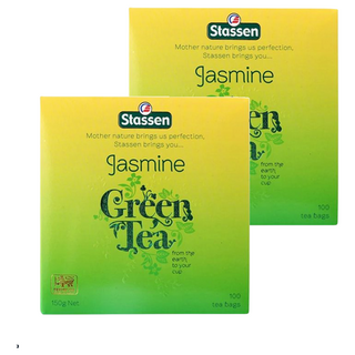 Stassen 司迪生 茉莉綠茶 150g, 1.5g, 100包, 2盒