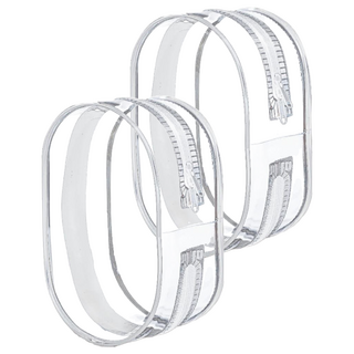 娃娃透明收納包 Set 2個 PVC材質, 18 x 14 x 8cm, 白色