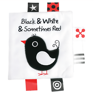 K's Kids 奇智奇思 布書, 黑白紅三色系 增進寶寶視覺發展 質感布書 柔軟耐用不易損壞 養成閱讀習慣 訓練手部肌肉