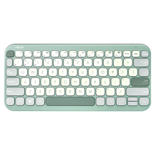 ASUS 華碩 Marshmallow 無線鍵盤 原廠保固, 製造軸, KW100, 抹茶綠