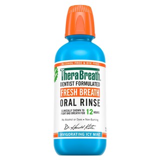 TheraBreath 漱口水 冰涼薄荷, 保持口腔清新長達12小時, 473ml, 1瓶