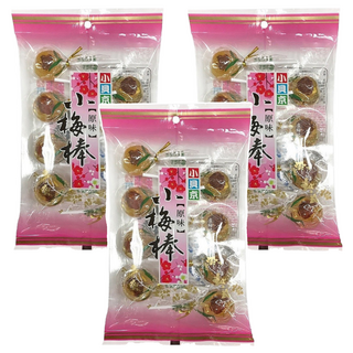 小貝京 原味小梅棒 8入, 台灣製造, 112g, 3袋