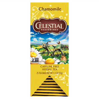 CELESTIAL SEASONINGS 詩尚草本 洋甘菊茶 無咖啡因 100%天然, 1.28g, 25包, 1盒