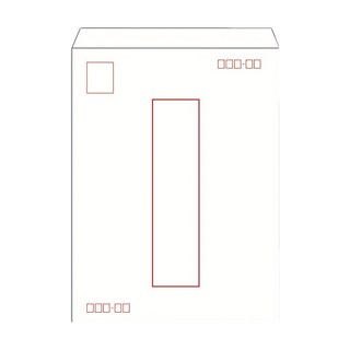 白牛皮標準信封, 白色, 50張